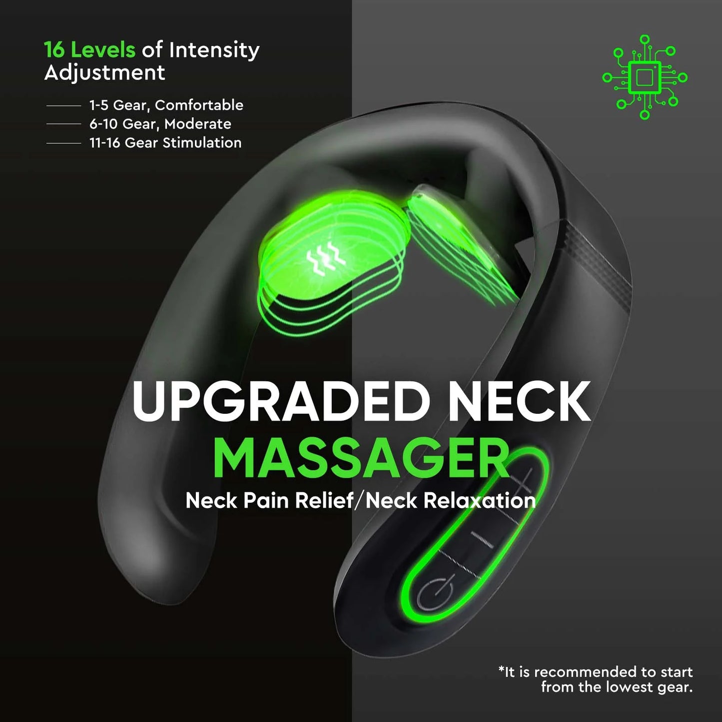 Heated Pain relief Neck Massager 