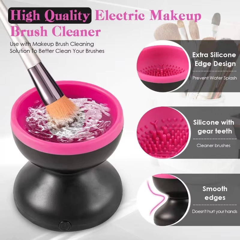 Portable Makeup Brush Cleaner 