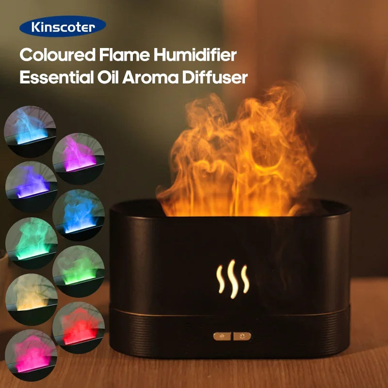 Flame Aroma Diffuser Air Humidifier 