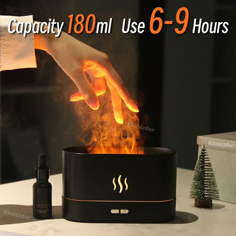 Flame Aroma Diffuser Air Humidifier 